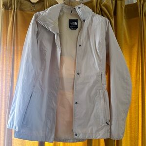 The North Face K Ayhr Hyvent Jacket Belted Trench Style Women’s S White